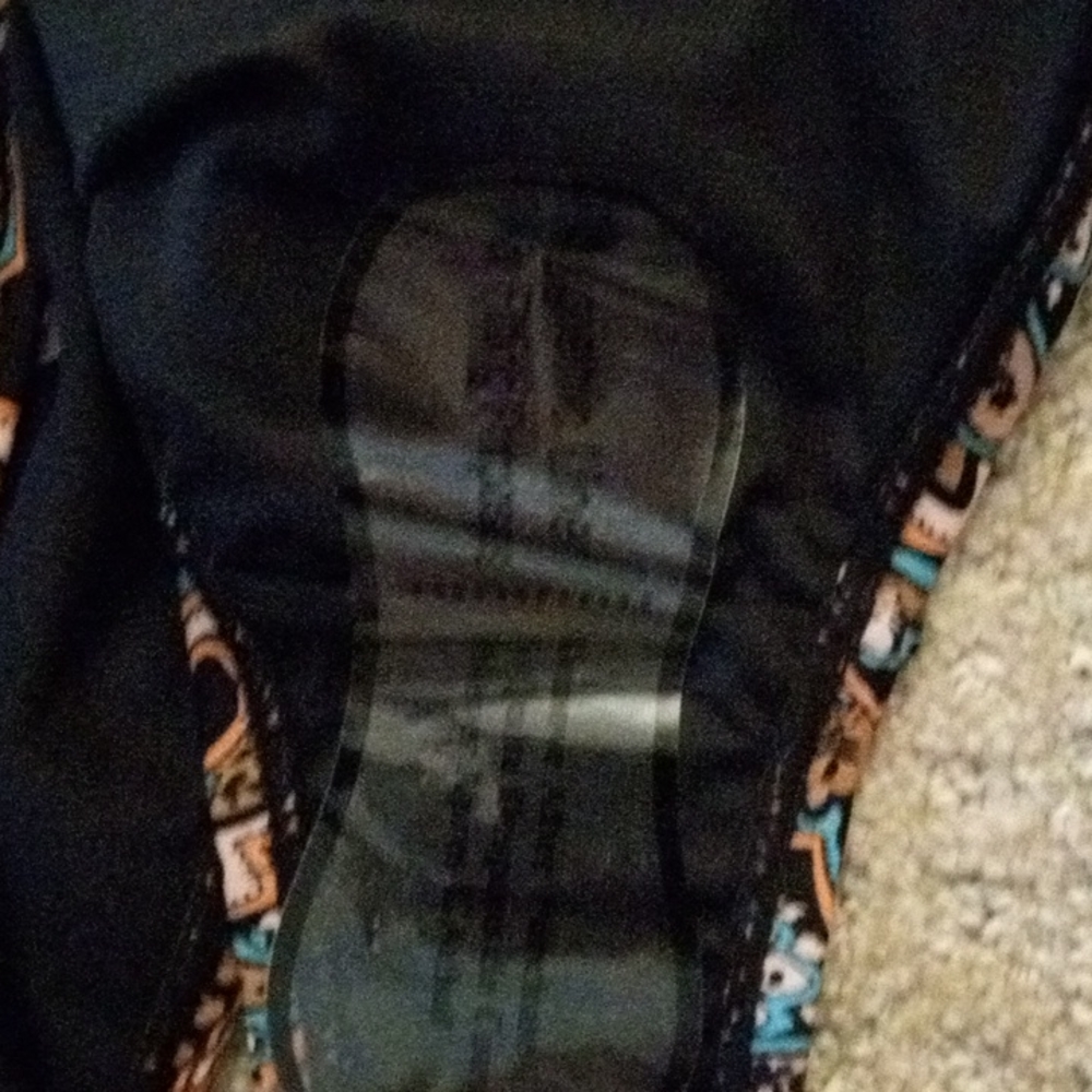 👙🏖️ swim bottoms black paisley floral NWT 1X 16 W - 18 W - Picture 4 of 6